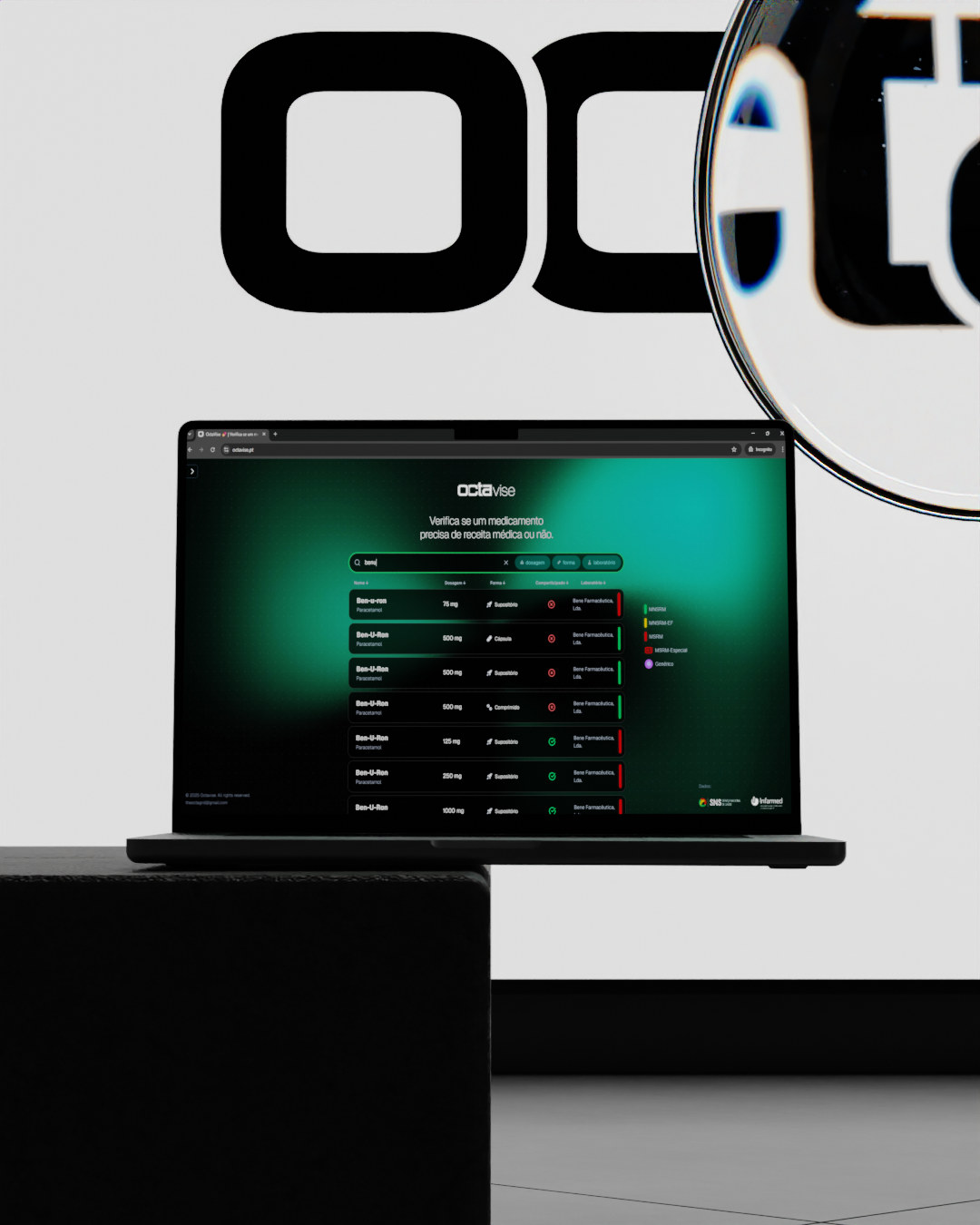 Octavise Website Mockup